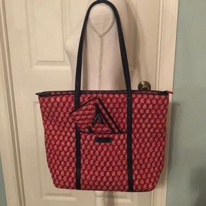 Vera Bradley tote and matching wallet
